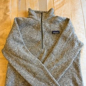 Patagonia Better Sweater 1/4 Zip Fleece-in Gray